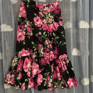 Eliza J flowery skirt